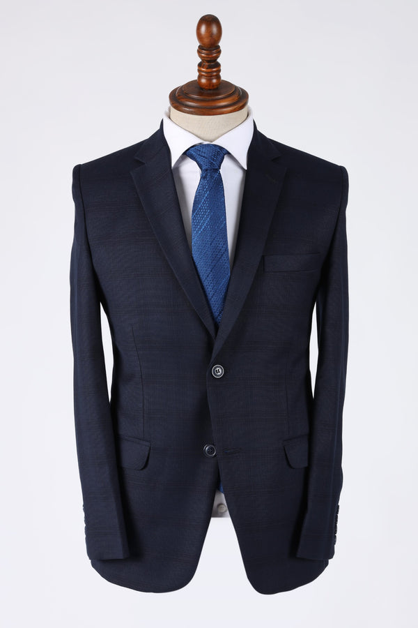 DOBBY TEXTURED SLIM FIT 2-PCS SUIT