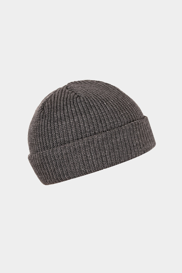 Grey Classic Knitted Beanie