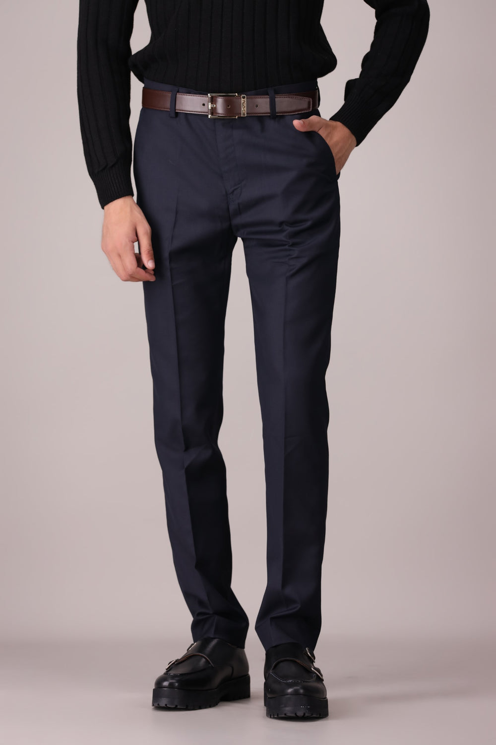 SOLID SHADE DRESS PANTS – Monark Clothing - Main Image