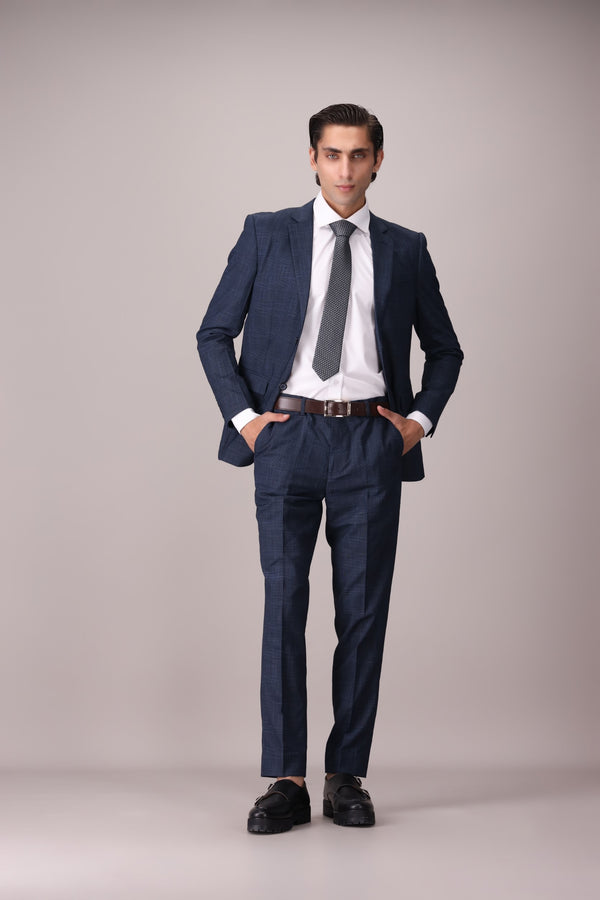 CHECK SLIM FIT 2-PCS SUIT