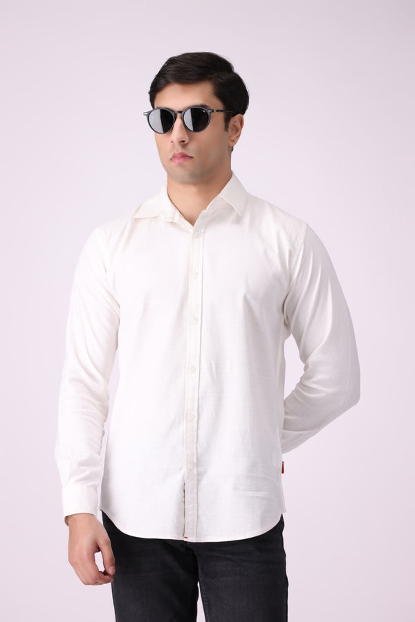 White Button-Down Shirt