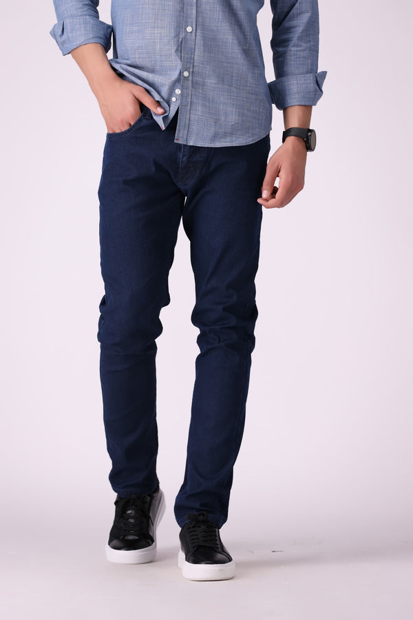 Navy Blue Stright Fit Jeans