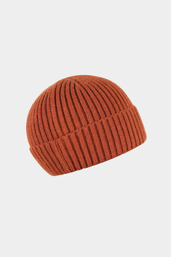 Rust Classic Knitted Beanie
