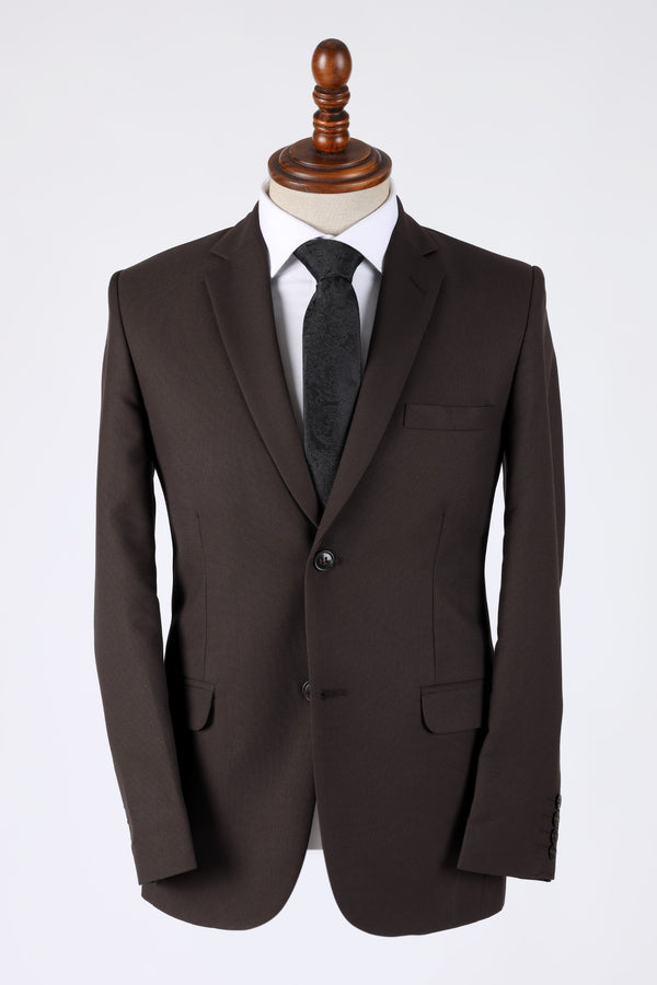 DOBBY TEXTURED SLIM FIT 2-PCS SUIT