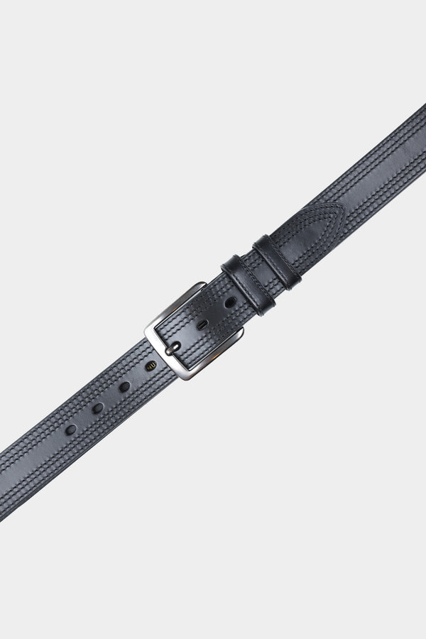 Black HeritageFrame Casual Belt