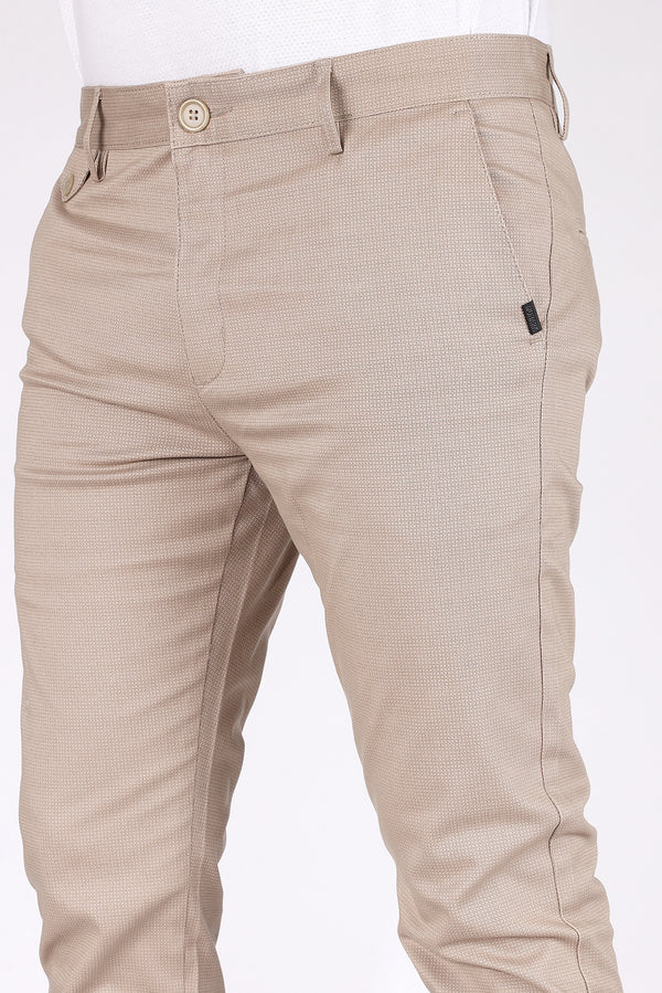 SLIM FIT COTTON PANTS