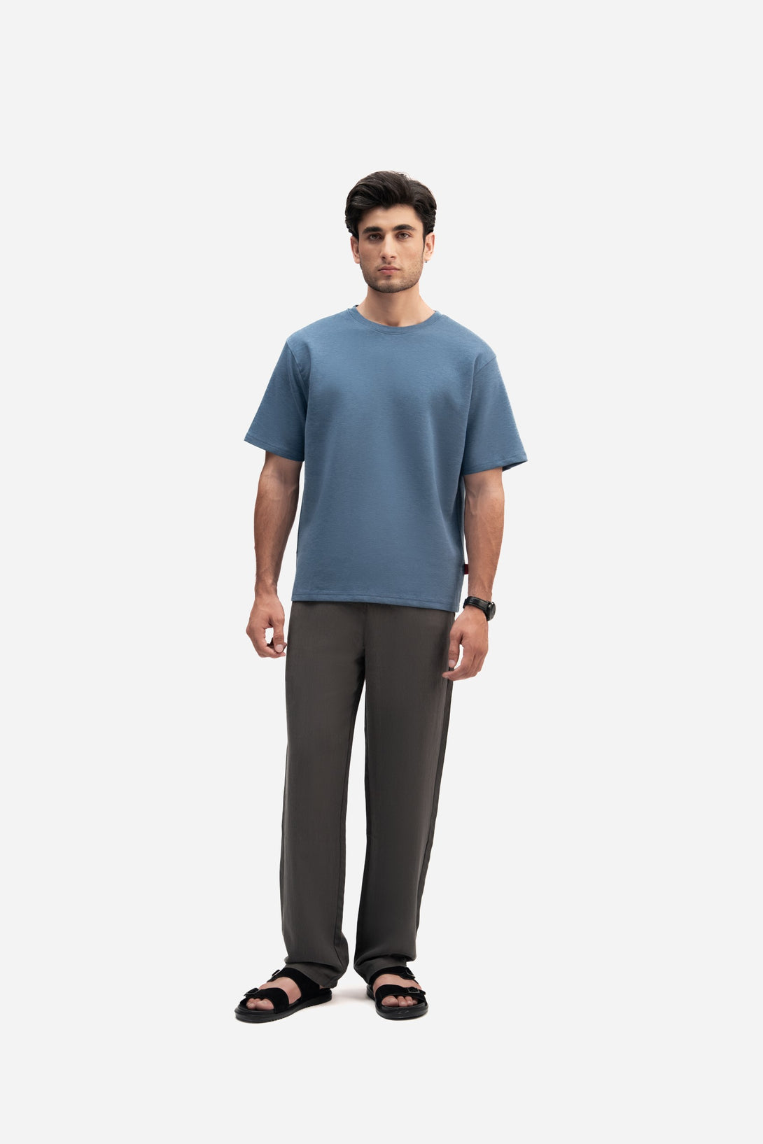 BLUE RELAX FIT T-SHIRT – Monark Clothing
