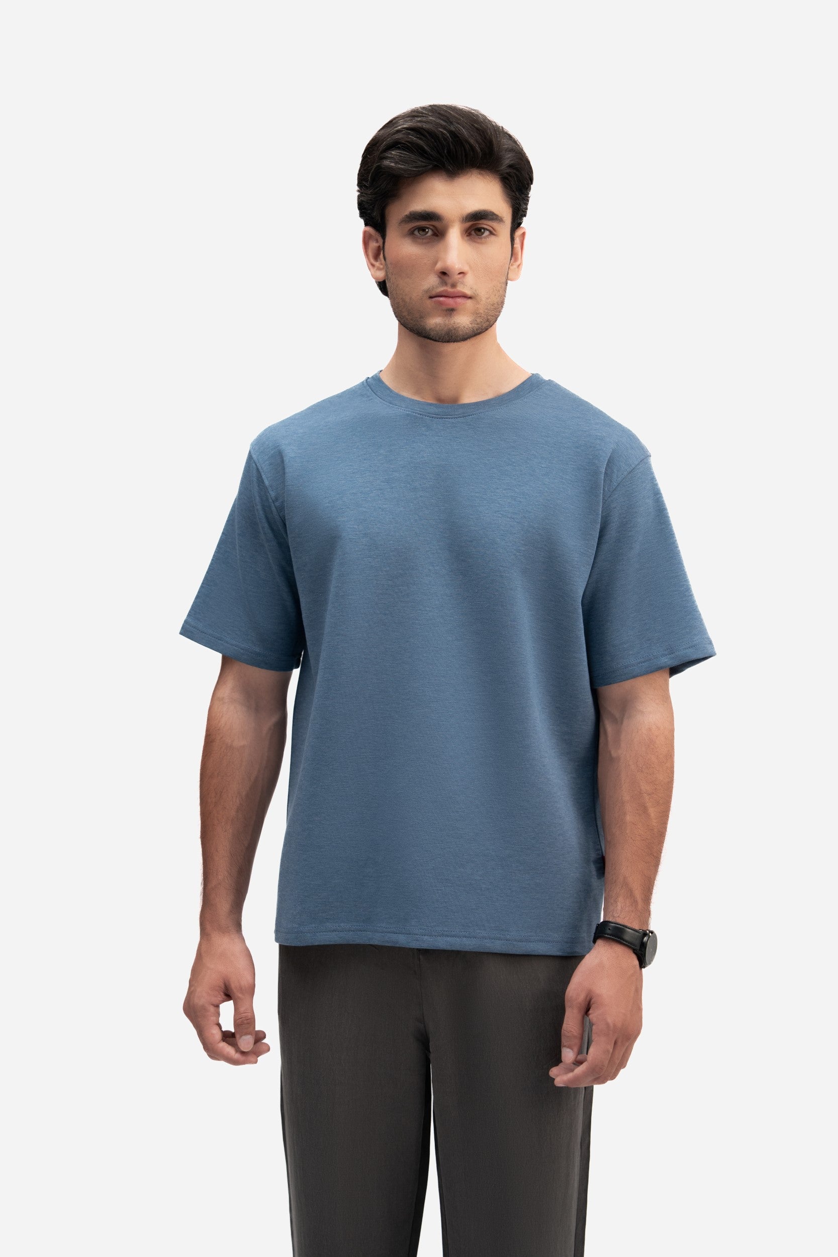 BLUE RELAX FIT T-SHIRT – Monark Clothing
