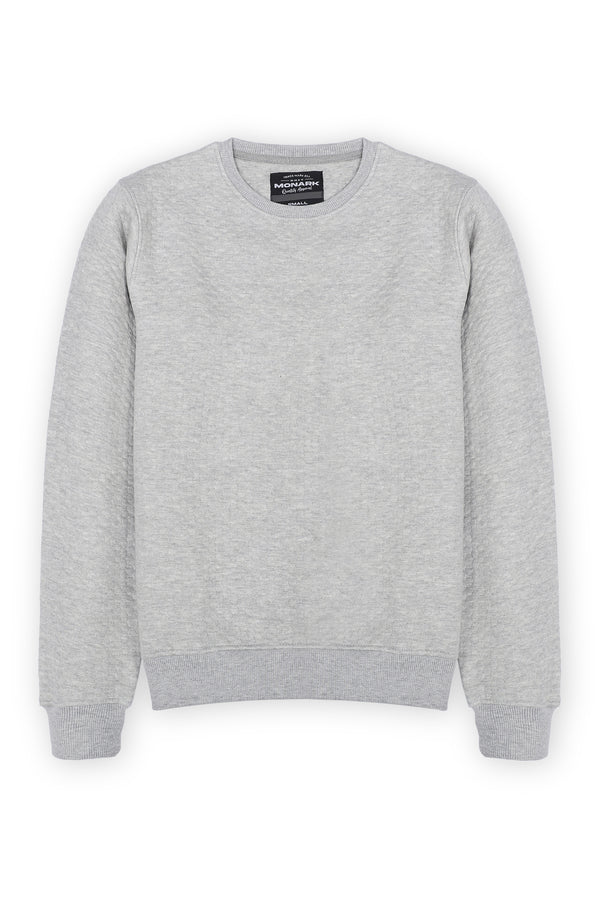 BASIC CREW NECK SWEATSHIRT