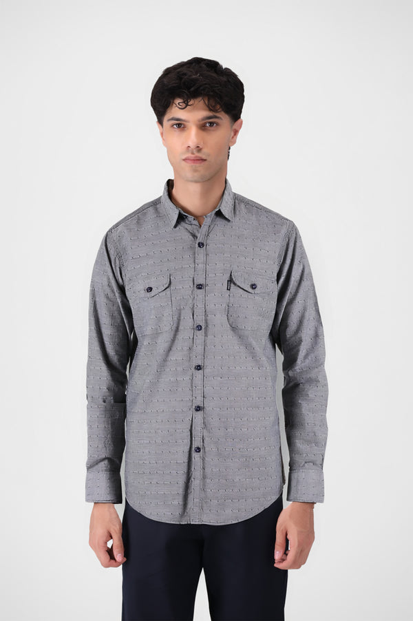 Grey Button Down Shirt
