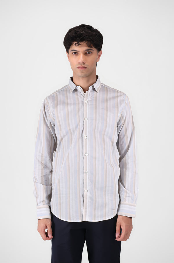 Blue Stripped Button Down Shirt