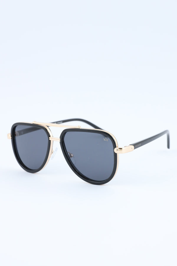 Golden Accent Aviator Glasses