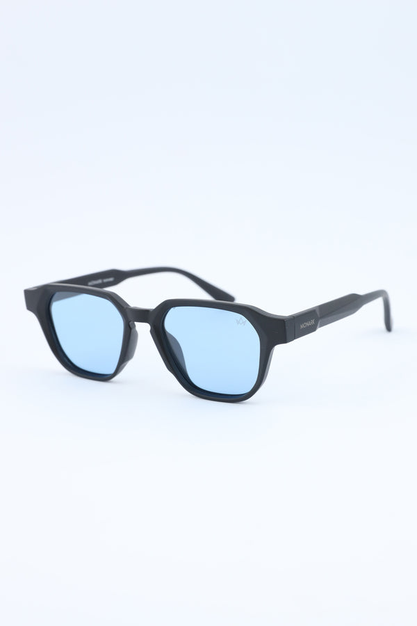 Black Geometric Frame Glasses