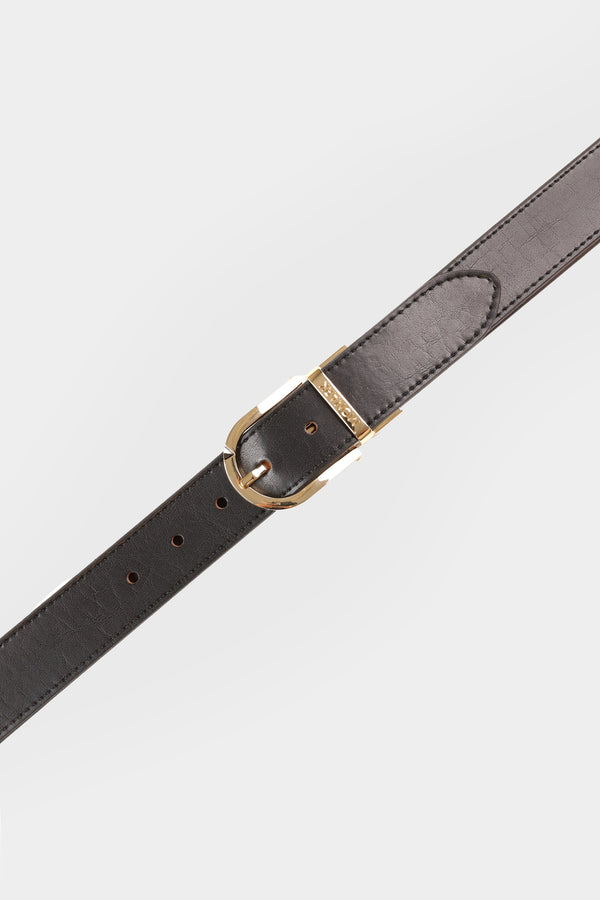 Black-Brown Switchable Formal Belt