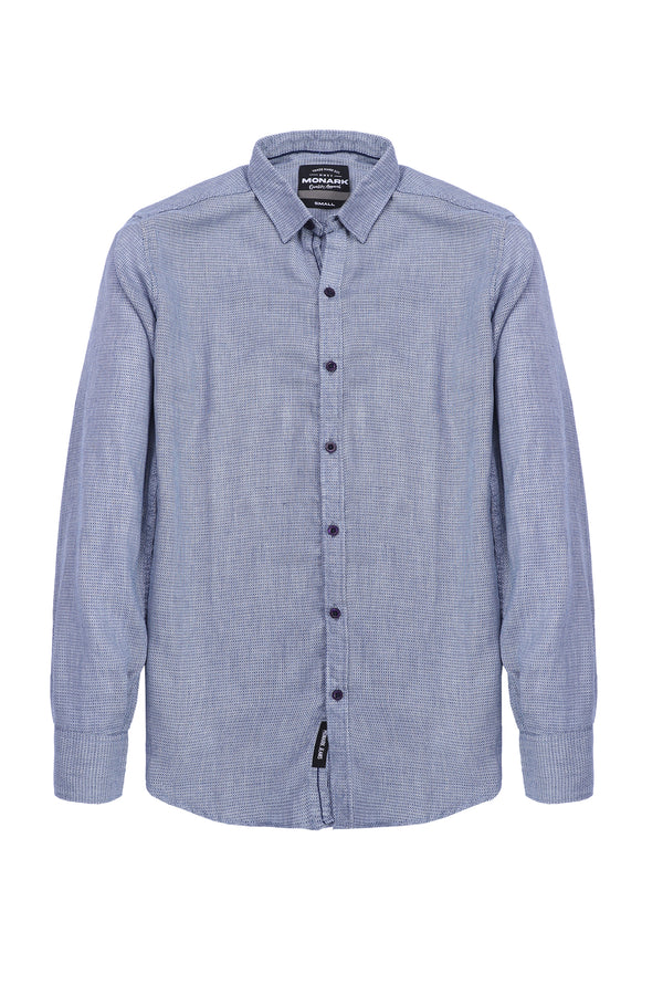 TEXTURED SLIM FIT SHIRT