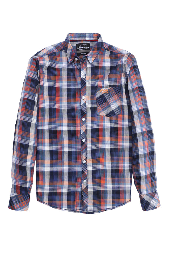 CHECKERED SLIM FIT SHIRT