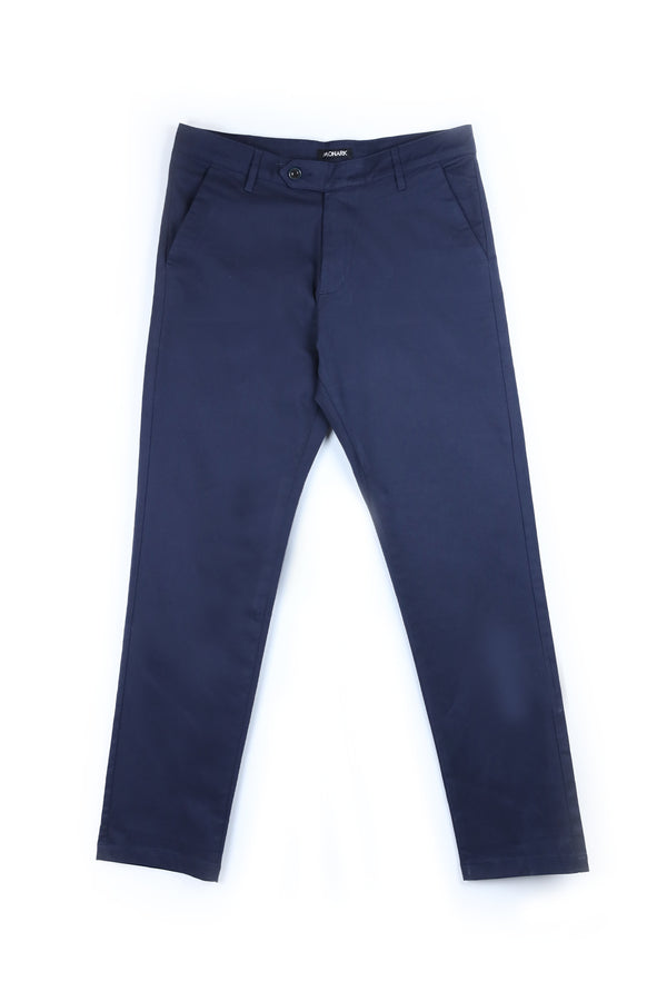 Navy Blue Regular Fit Chino