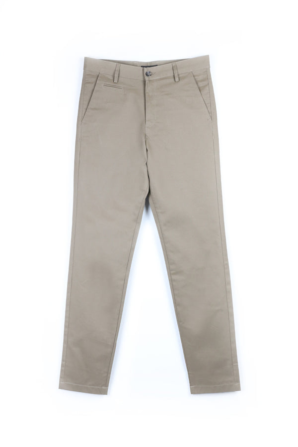 Dark Beige Tapered Fit Chino