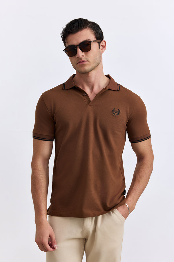 Mocha Brown Polo