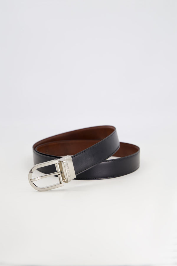 BLACK CLASSIC LEATHER BELT