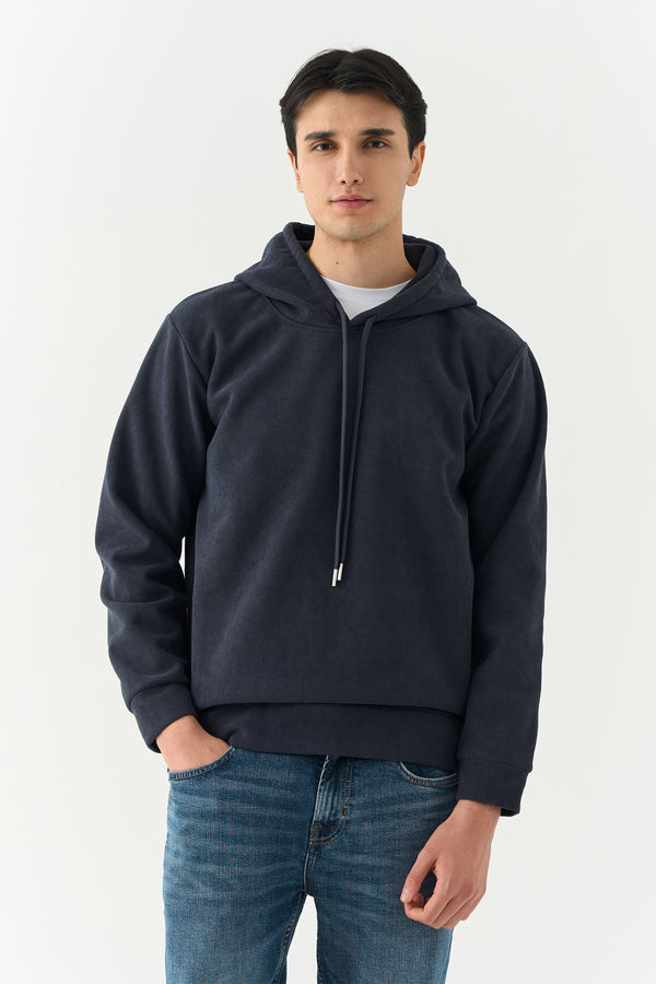 Deep Blue Green Hoodie