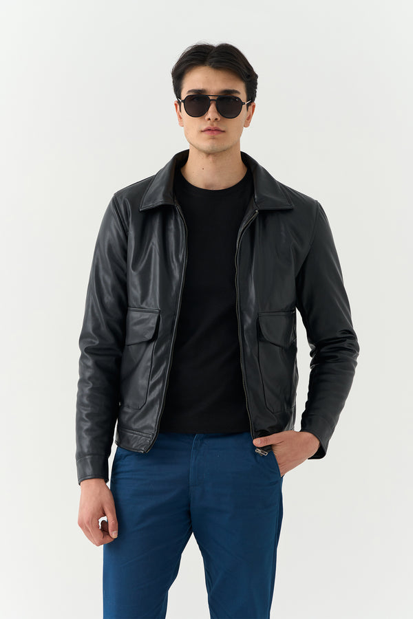 Black Biker Jacket