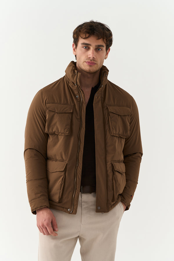Mocca`Brown Utility  Jacket