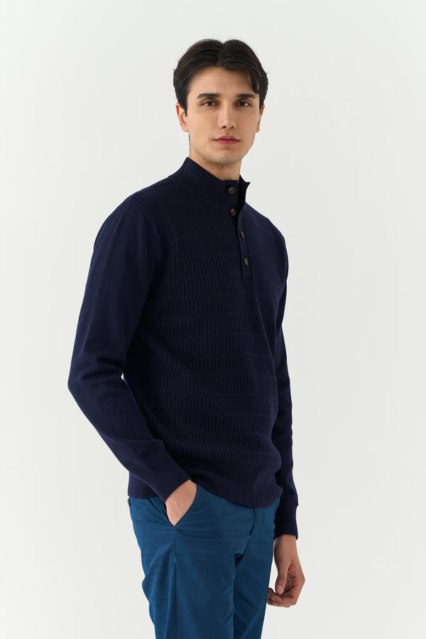 Navy Blue Henly Sweater