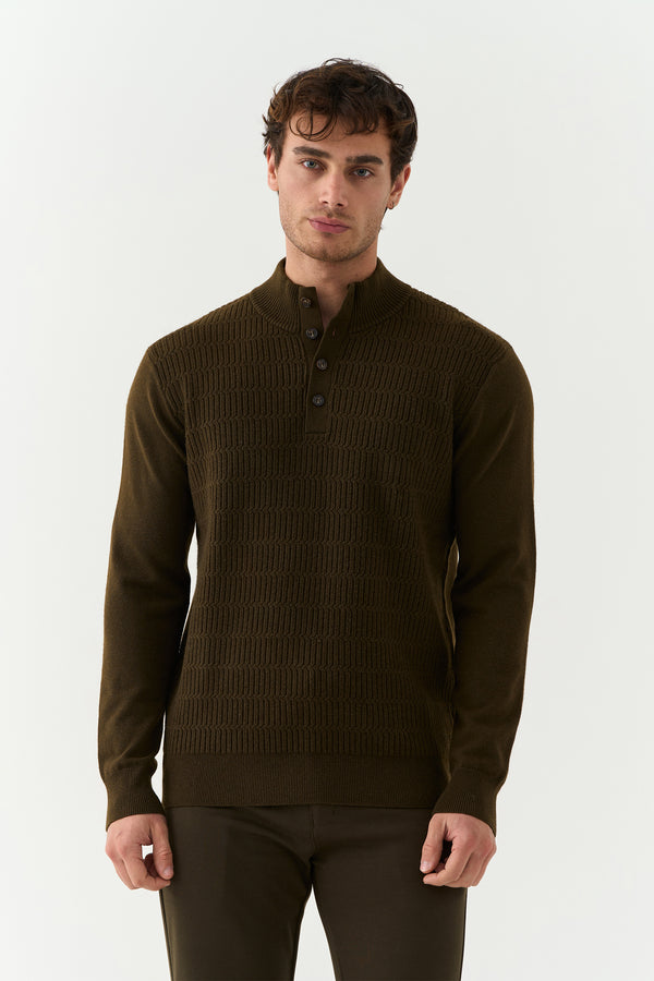 Olive Brown Henly Sweater