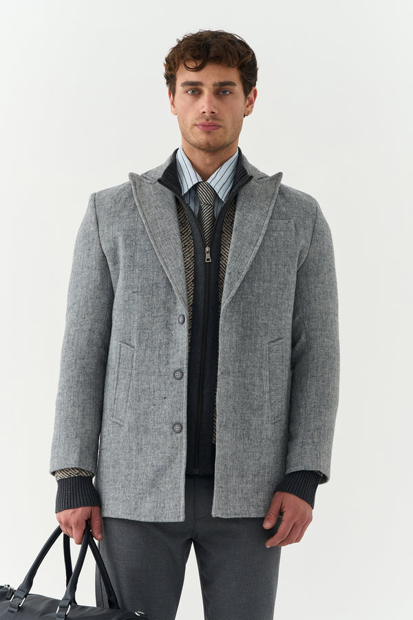 Grey Heritage Long Coat