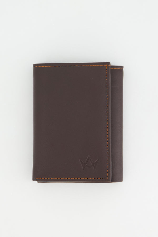 TRI-FOLD TEXTURED WALLET