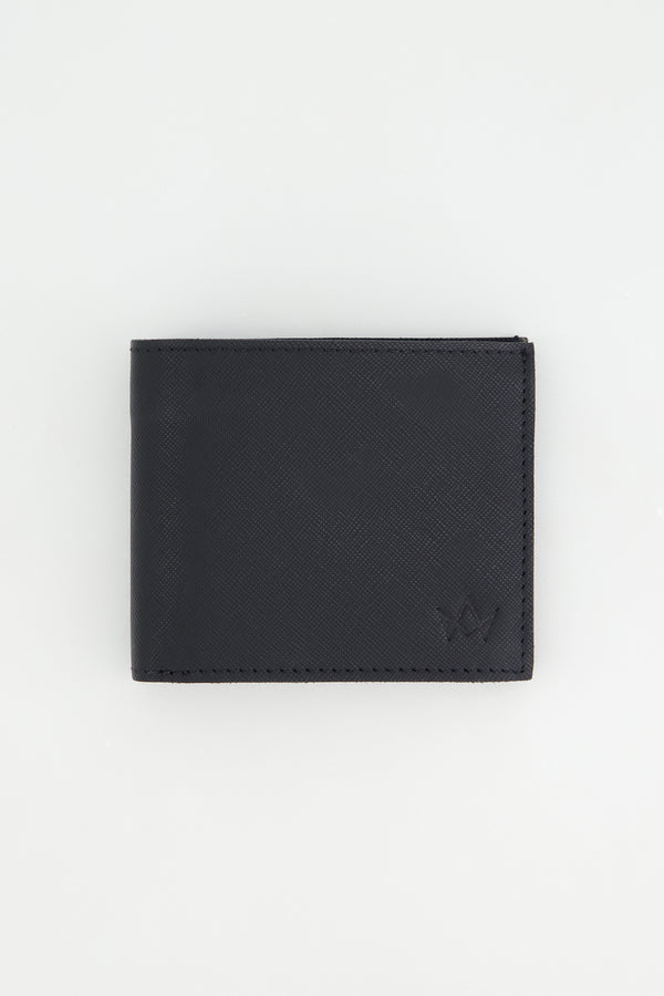 TEXTURED BILLFOLD LEATHER WALLET