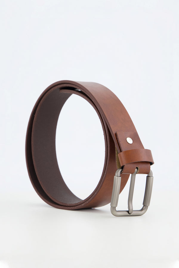 BROWN LEATHER BELT