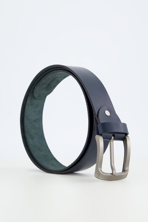 BLACK LEATHER BELT