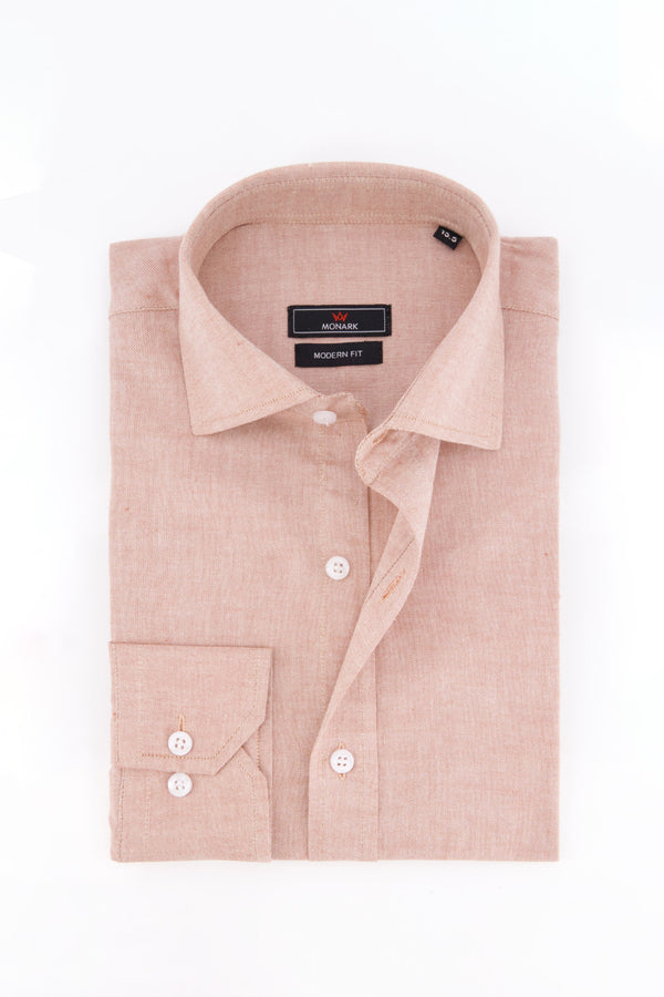 COTTON TEXTURED FORMAL SHIRT