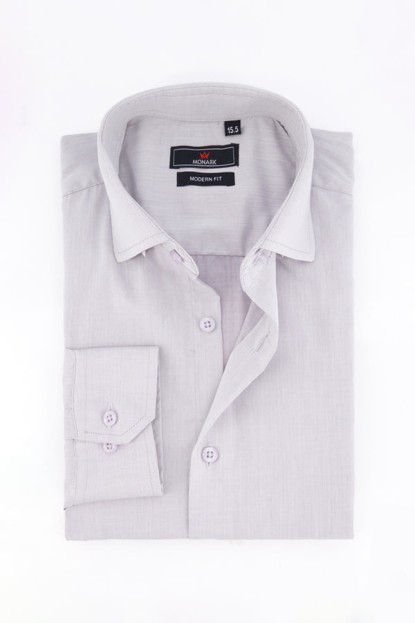 COTTON TEXTURED FORMAL SHIRT