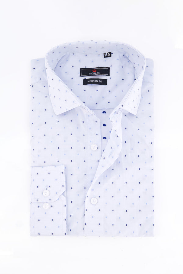 PLAIN DOTTED FORMAL SHIRT