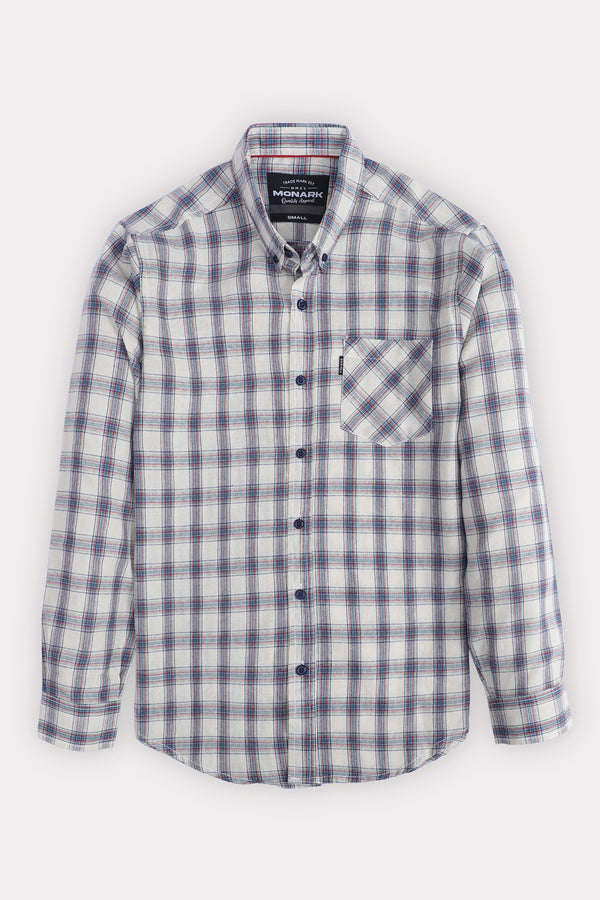CHECKERD SLIM FIT CASUAL SHIRT
