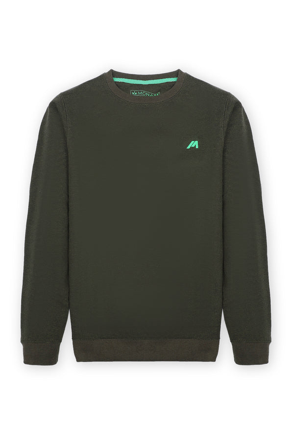 BASIC CREW NECK SWEATSHIRT