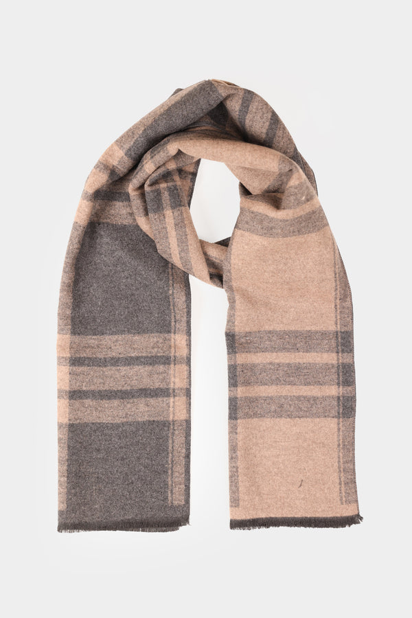Grey-Beige Patern Scarf
