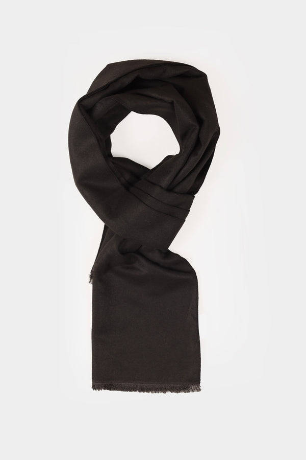 Solid Black Scarf