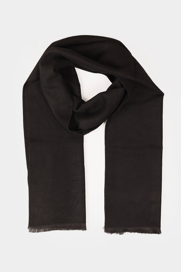 Solid Black Scarf