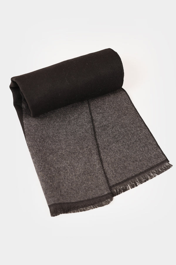 Grey-Black Pattern Scarf