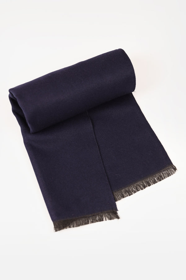 Navy Blue Plain Scarf