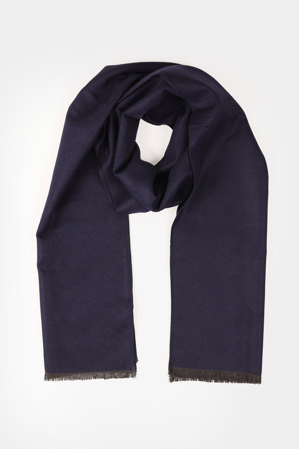 Navy Blue Plain Scarf