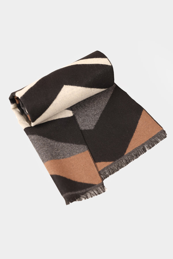 Three Color Patern Scarf