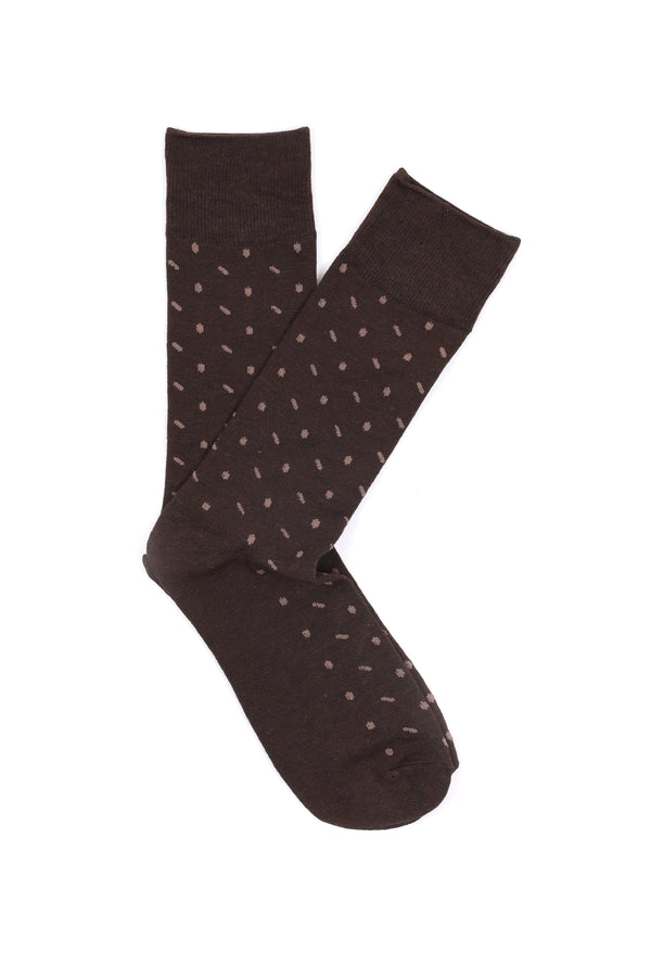 Brown Pattern Socks