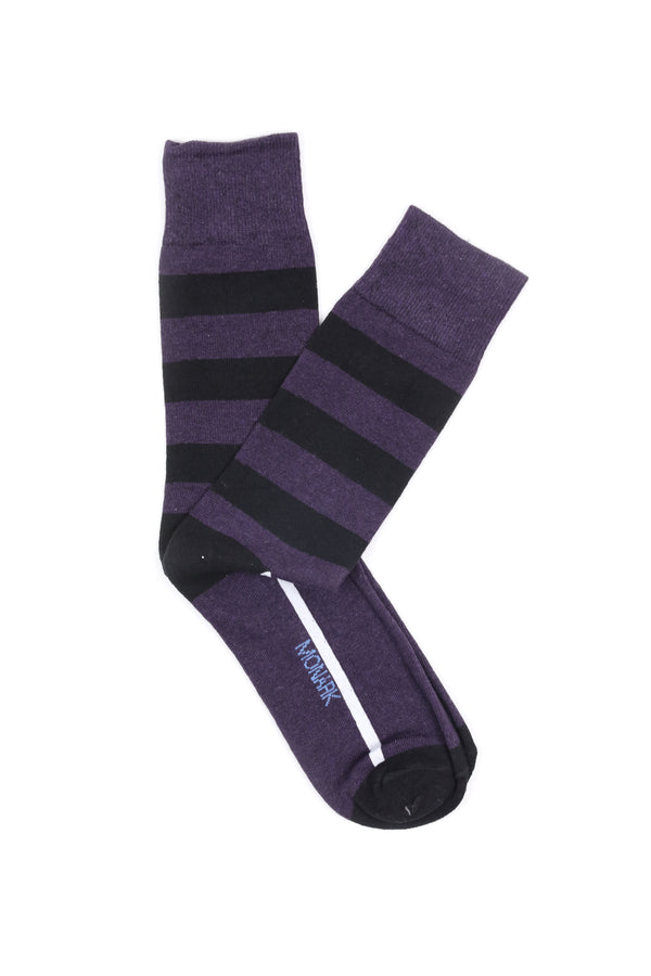 Purple Stripe Socks