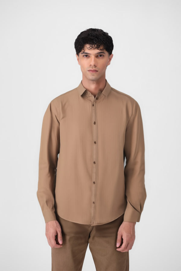 Mocca Brown Casual Shirt