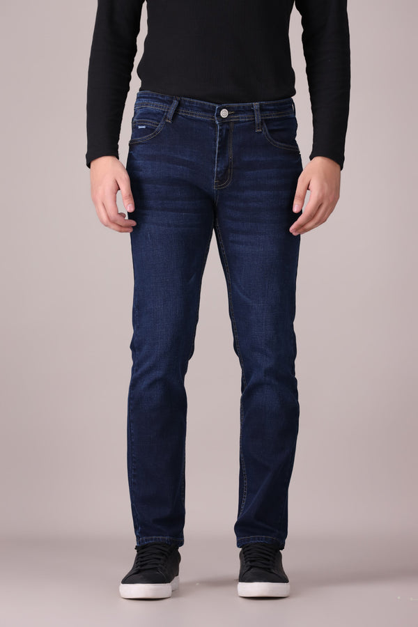 SLIM-STRAIGHT STRETCH JEANS